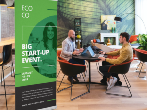 Recyclebare roll-up banners - Afbeelding 1
