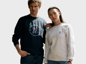 Basic sweaters met ronde hals (grote oplages)