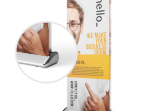 Dubbele roll-up banner